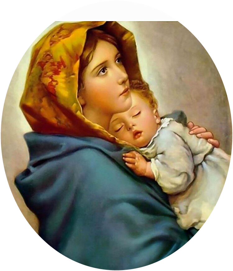 Mother Mary with the Child Jesus